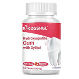 Hydroxyapatite Gum, 90 Pieces, Good for Teeth Remineralization, Sugar-Free Strawberry Chewing Gum with Xylitol, Two pieces after meals to freshen