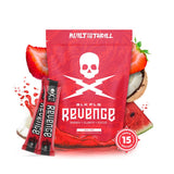 BLK FLG REVENGE Energy Powder Stick Packs - Red Tide (Tiger's Blood) | Sugar Free Focus Supplement with Caffeine & Nootropics | Clean Energy Drink