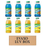 LUV BOX- variety Everfresh Juice 16 oz. pack of 8 , Everfresh Island Punch , Everfresh Pineapple Juice. by evaxo