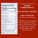 Yo Mama's Foods Keto Classic Ketchup - Pack of (4) - No Sugar Added, Low Carb, Vegan, Gluten Free, Paleo Friendly, and Made with Whole Non-GMO