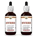 Hawaii Pharm Myrrh Liquid Extract, Professional Grade, Small Batch Crafted Myrrh (Commiphora myrrha) Tincture Herbal Supplement, 2x2 fl.oz