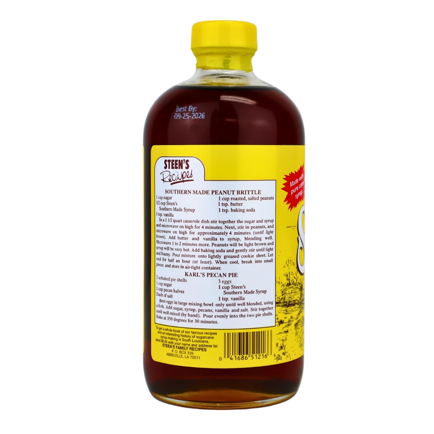 Steen's Southern Made Blended Syrup 16fl oz (1 Pack)