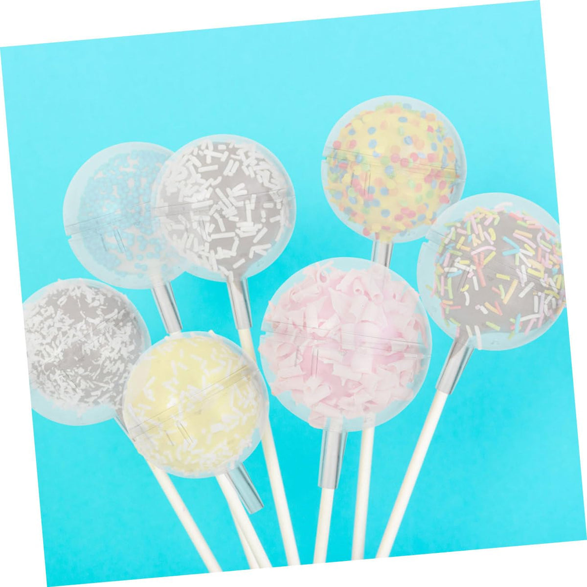 PAMINGONO 20pcs Clear Chocolate Holder Case with Lid Plastic Candy Packaging for Bouquets for Valentine Day and Special Occasions