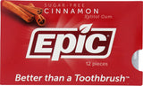 Epic Xylitol Sweetened Gum, Cinnamon, 12-Count (Pack of 12) have a problem Contact 24 hour service Thank You