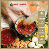 Veefood Uncle Hai’s Vietnamese Shrimp Chili Salt Sauce - Spicy Garlic Chili Dipping Sauce for Seafood, Fruit & Noodles - Authentic Vietnamese Chili