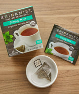 CHINAMIST Simply Mint Herbal Tea Sachets, Organic Peppermint & Spearmint, Caffeine Free, Full Leaf, Biodegradable Sachets, 15 Count (Pack of 1)