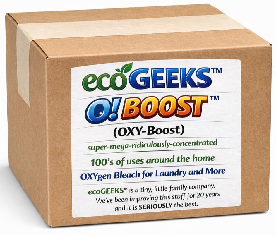 ecoGEEKS O! Boost (OXY-Boost) Multi-Purpose Oxygen Bleach Cleaner 10 LBS Bulk