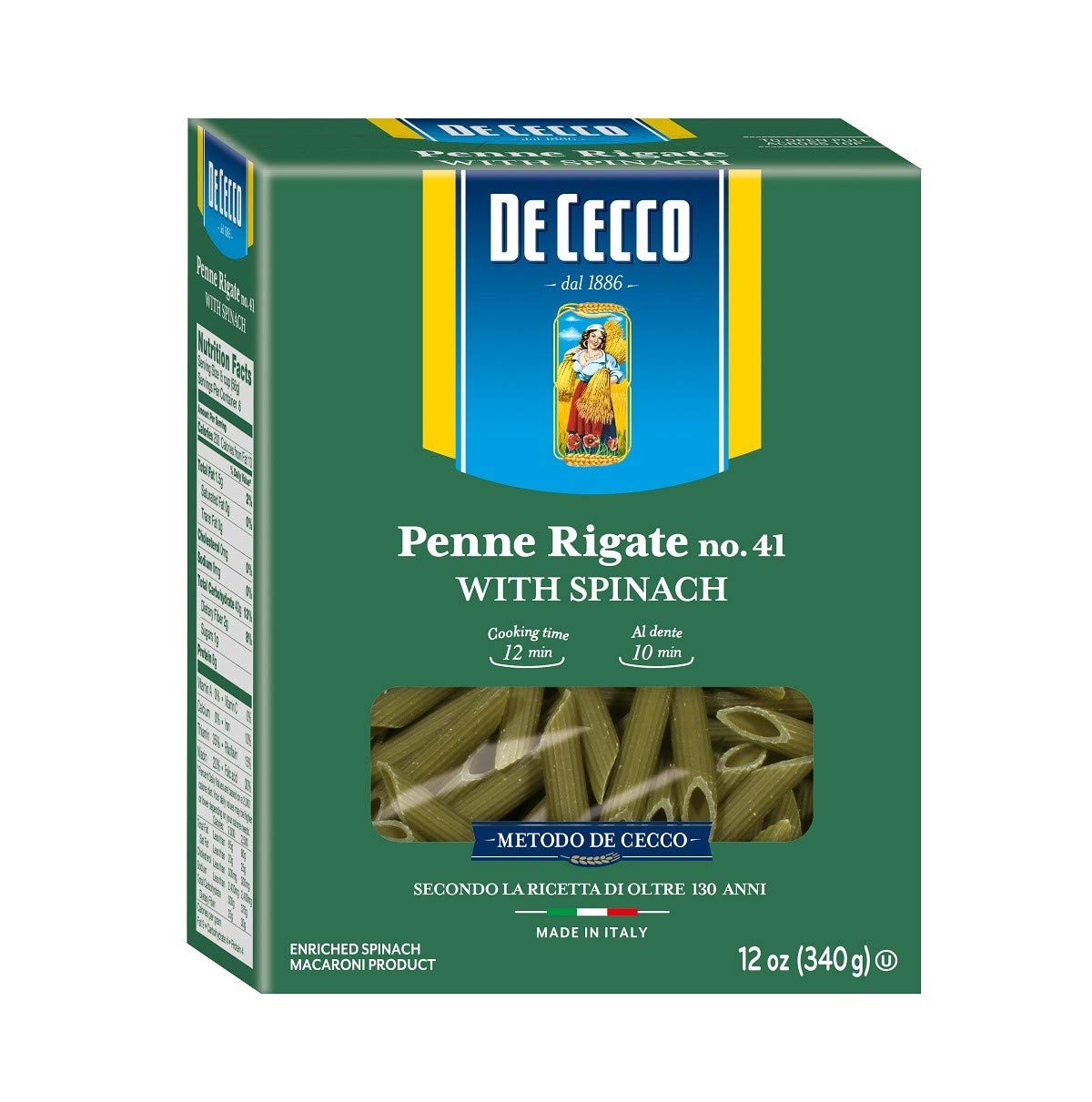De Cecco Pasta Organic Penne Regate