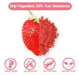 Premium Freeze Dried Strawberry Powder 1LB /453g, 1 Ingredient,No Sugar Added,100% Natural Strawberry Powder for Baking,No Additives.