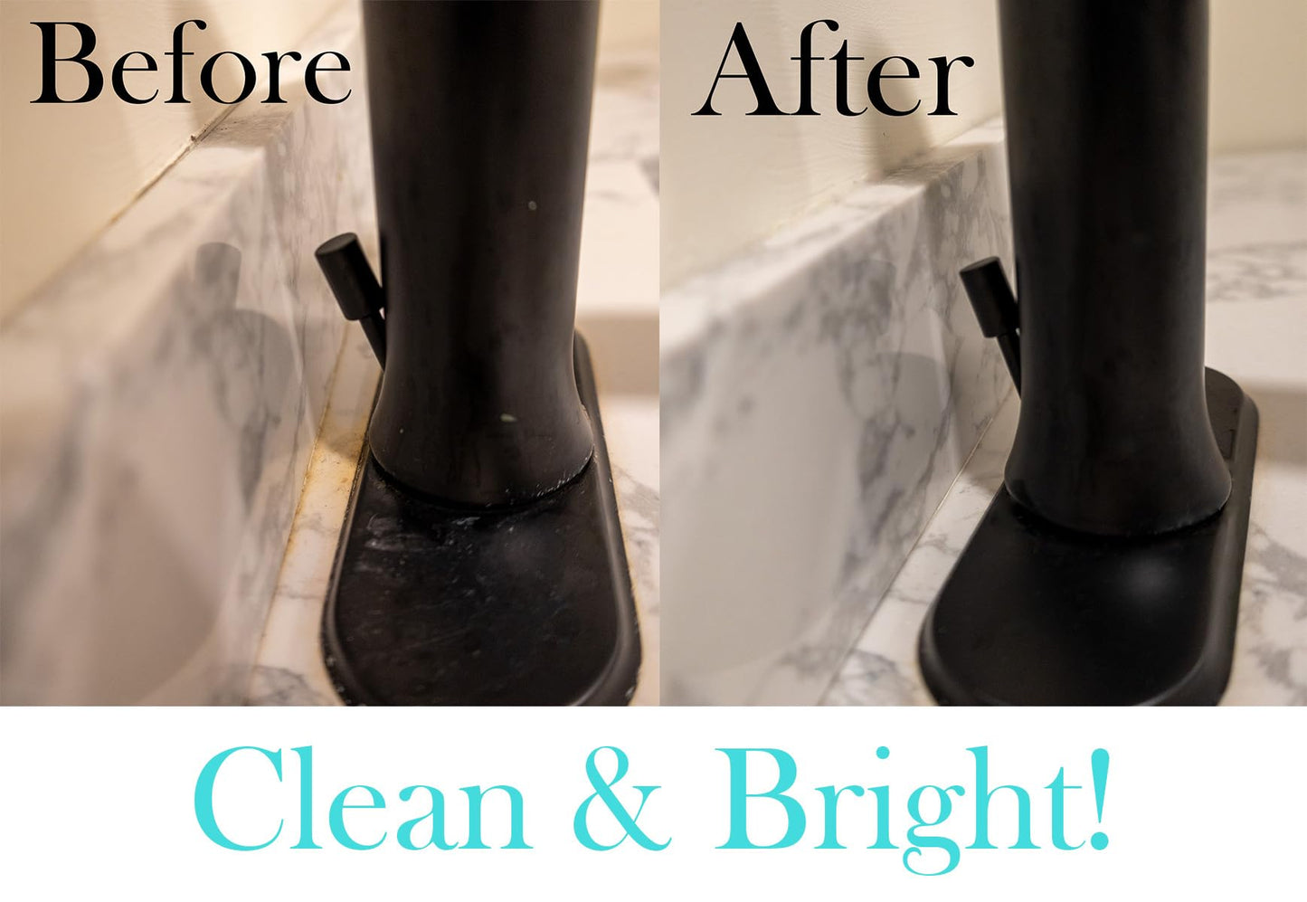 The Behind The Faucet Brush! Clean Hard to Reach Areas in Your Kitchen and Bathroom - Easily Clean Water and soap Residue Around The Sink. Two Pack