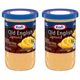 Old English Cheese Spread, Sharp Cheddar Cheese, Extra Sharp Cheddar Cheese, 2 Pack of 5 oz Jars - Authentic Aged Cheddar Flavor Bundled with The