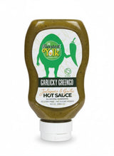 Hot Line Pepper Products The Toasted Yolk Cafe Garlicky Greengo Hot Sauce 3-Pack | As Served at The Toasted Yolk Cafe | Fire Roasted Jalapeño & Garlic