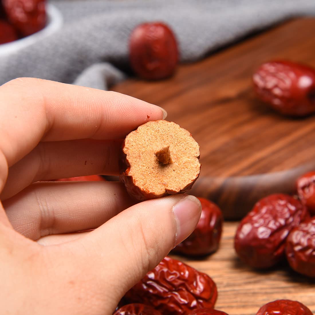 Premium Jujube Red Dates 1LB/453g,Selected Dried Fruit,Big & Delicious,100% Natural ??