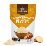 LiveKuna - Orange Sweet Potato Flour, Sweet Potato Flour for Baking, Gluten-Free Baking Flour, Alternative for Almond Flour, Rice Flour & Coconut