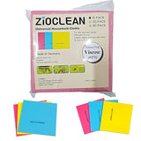 ZIOCLEAN 15 Pack German Universal Household Color Dish Cloths inch,Wide Size Machine Washable Super Absorbent, Drying Non-Woven Fabric Viscose Kitchen