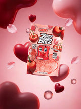 Cherry Zesty Bitez - Sour Candy Belts - Vegan Candy Strips, Super Sour Gummies - Mouth Puckering Sweet Candies for Adults & Kids - Resealable Pouch