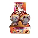 Candy Treasure Konz Cookies & Cream with Surprise Puppy Toy | Tray of 10 cones