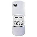 Microfiber Cleaning Cloth Roll: Tear-Away Reusable Paper Towels Fiber Cloth Household Kitchen Lazy rag Wet and Dry Dual use,Washable,Scratch