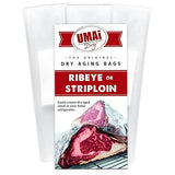 UMAi Dry Aging Bag for Steaks, Pack of 3, Dry Age Bags for Meat, Ribeye & Striploin Steak up to 12-18 lbs, Home Steak Ager Refrigerator Bags, No