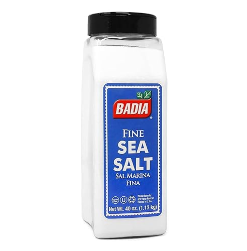 Badia Sea Salt, Fine Ground 40 oz - Pure & All-Natural - Kosher