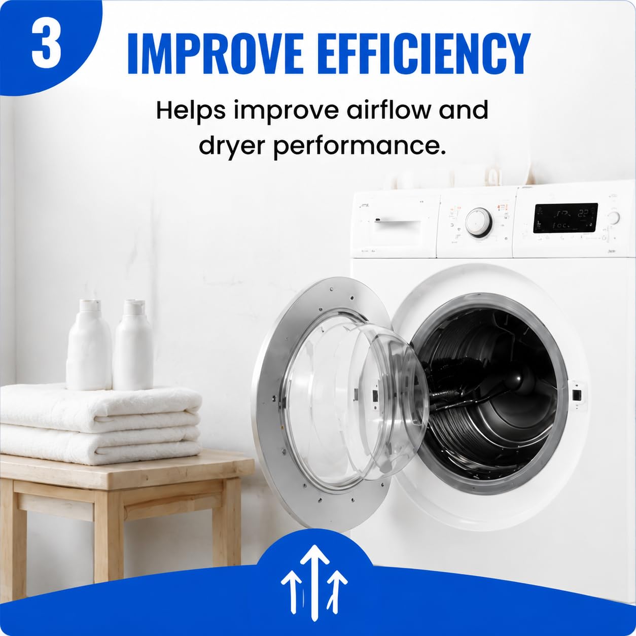 Dryer Lint Brush Vent Cleaner Lint Trap Cleaning Tool Dryer Vent Brush Long Flexible with Wood Handle 27.95Inches Medium Size for Dryer Vent Cleaning