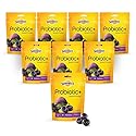 Sunsweet Pitted Prunes with Probiotics - Unsweetened, Dried, Gluten Free & Unsulphured - Natural Elderberry Flavor - Fiber & Minerals, 6oz - 8 Pack