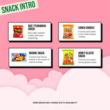 Korean 4 Snacks | Spicy Rice Tteokbokki, Jjangiya, Shell-shape Snack, Marine Boy Treats for Kids, College Students, Adults and Seniors - Journey