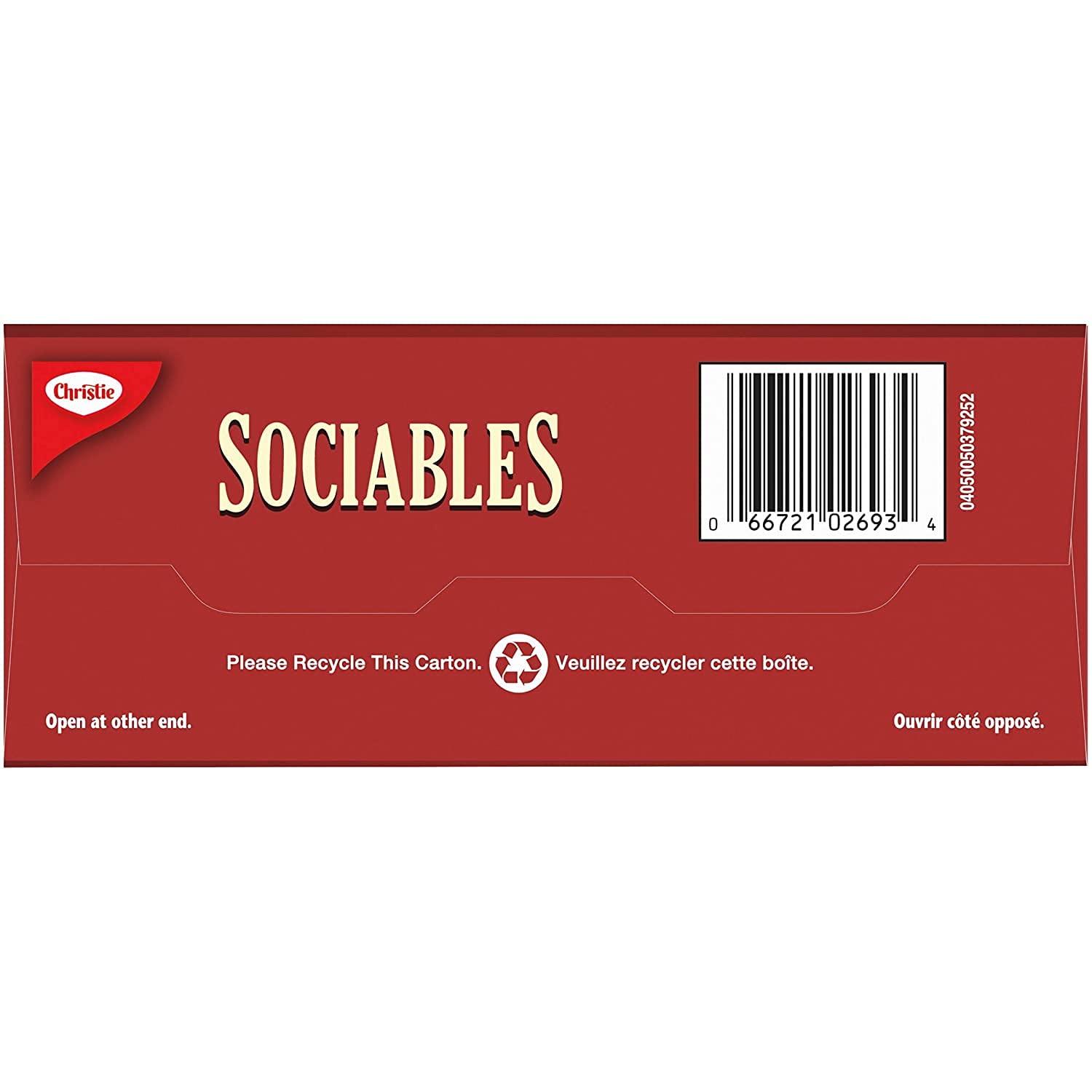 Christie Ritz Sociables Crackers, 200g//7.1oz, 6-Pack (Imported from Canada)
