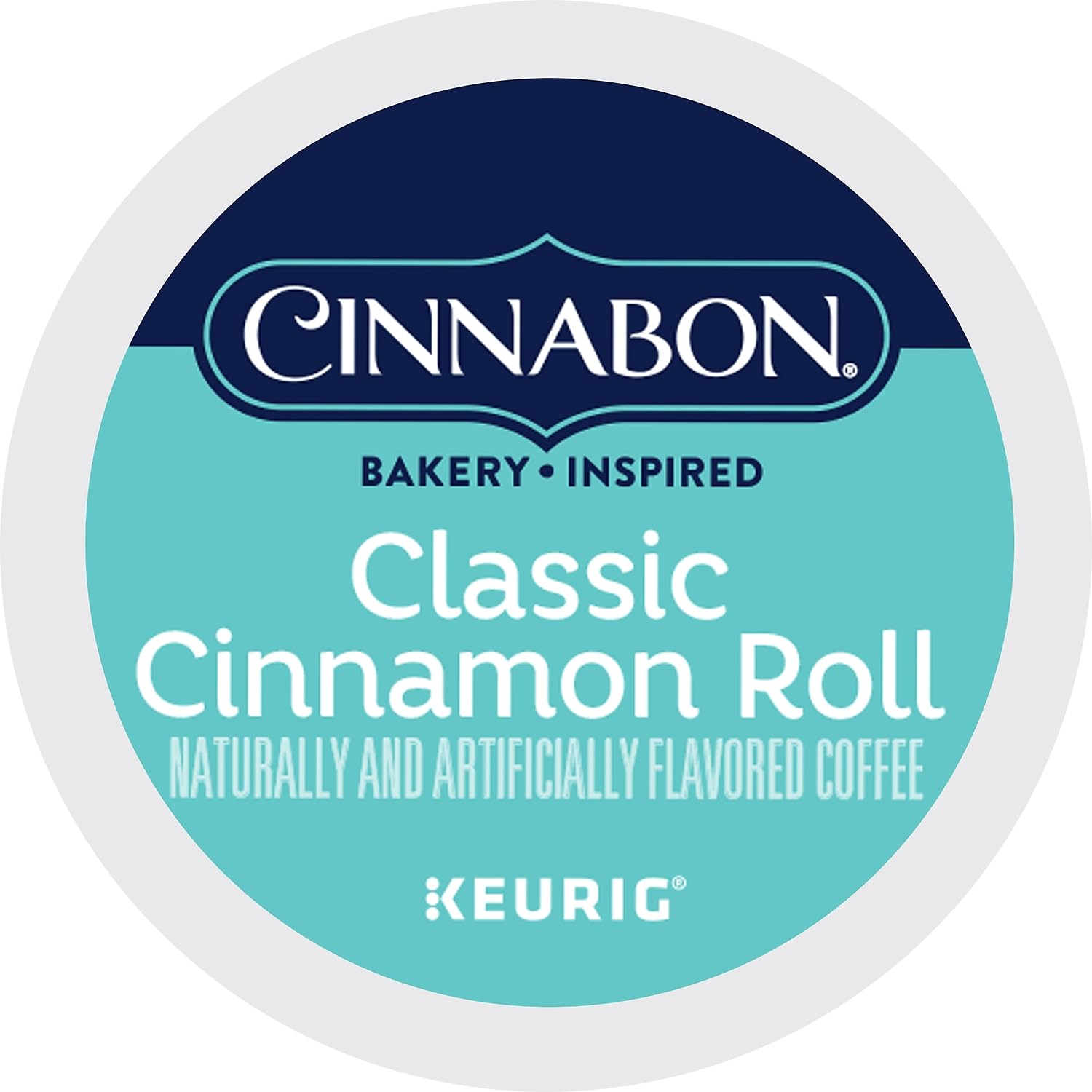 Cinnabon Classic Cinnamon Roll, Single-Serve Keurig K-Cup Pods, Flavored Coffee, 24 Count