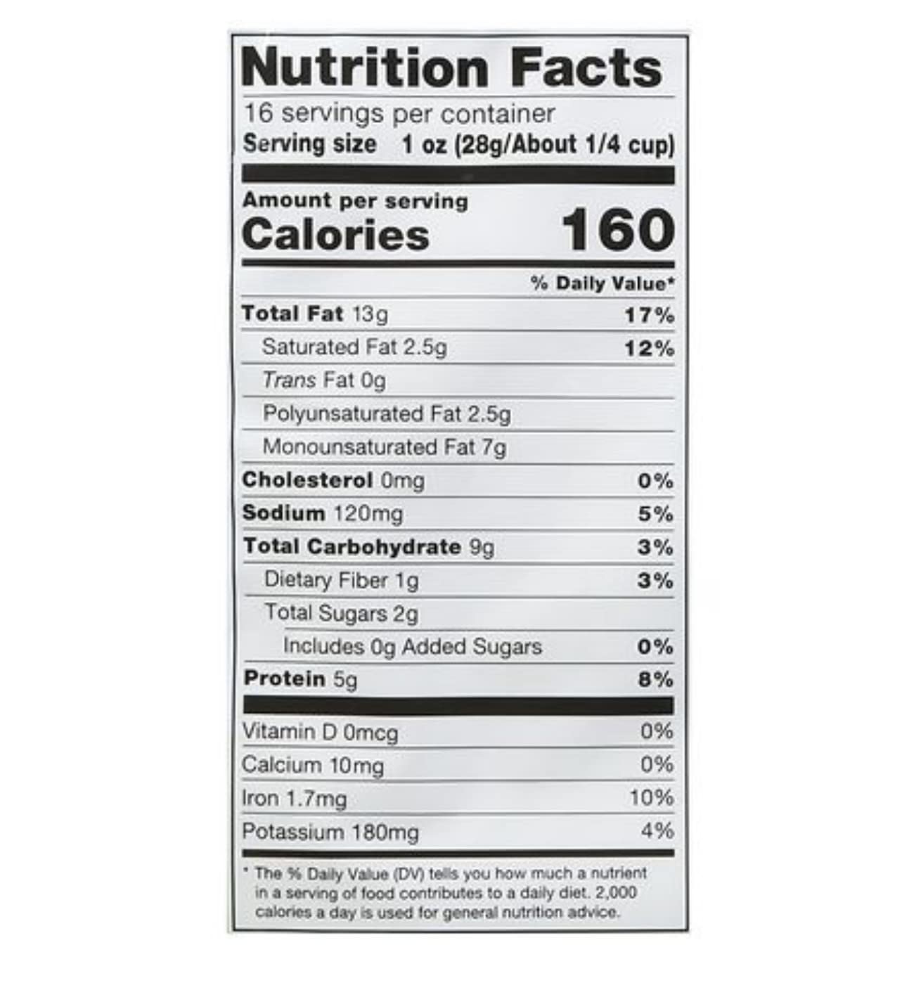 Nice Roasted Whole Cashews Sea Salt 16 oz (pack of 2)