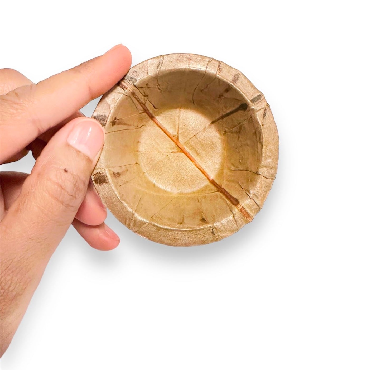 Foliumware Single Use Sal Leaf Bowls (2.9 inch, 50/pack) | Zero Waste, Biodegradable, Backyard Compostable | For Parties, Picnics, BBQ’s, Weddings