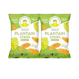 ARTISAN TROPIC Plantain Strips Sea Salt - 2 Pack, 4.5oz - Vegan, Paleo, Gluten Free Chips - Whole 30 Approved Foods Non-GMO Healthy Snack for Lunches