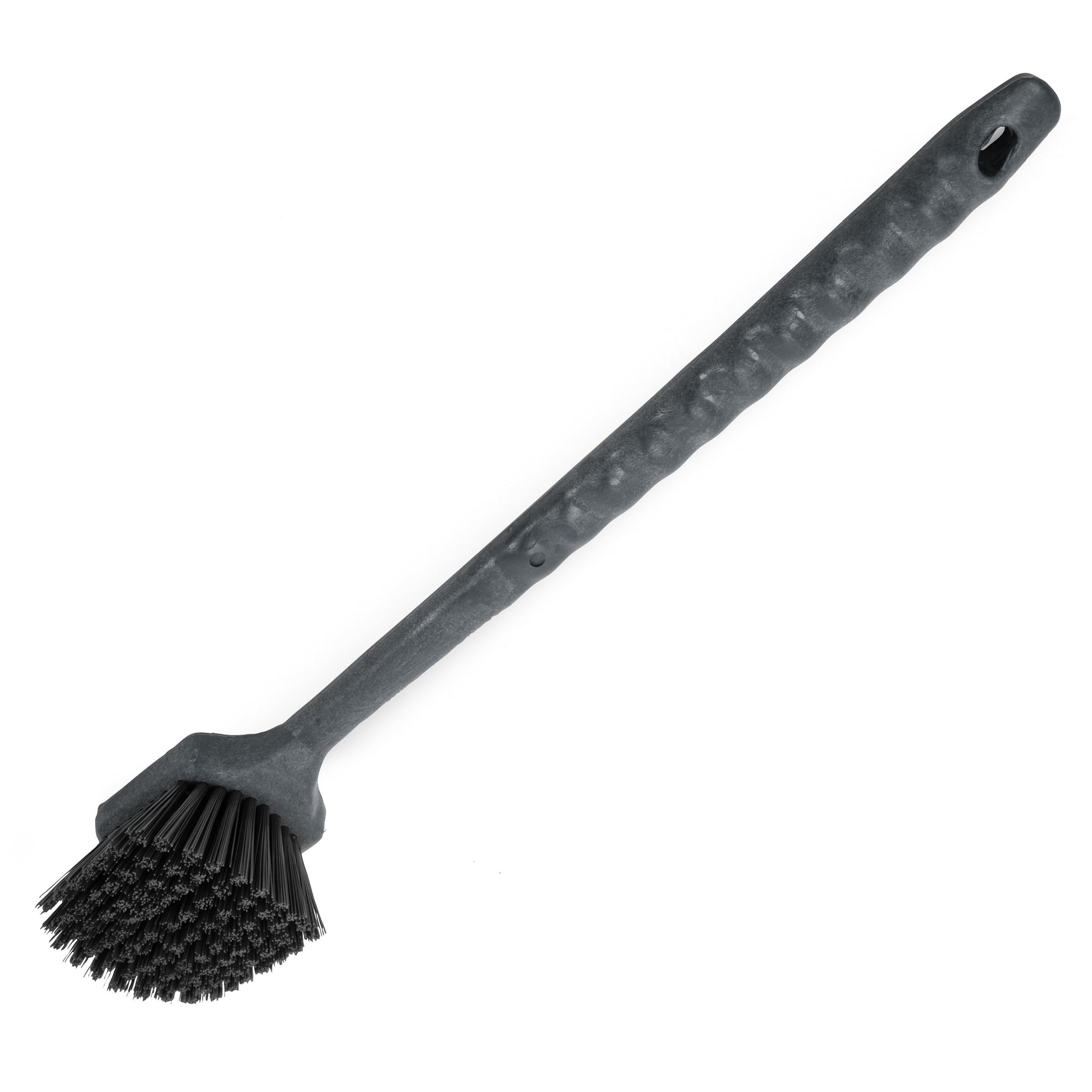 SPARTA 40501EC03 Plastic Large Scrub Brush, Kitchen Brush, Utility Brush With Long Handle For Cleaning, 20 Inches, Black