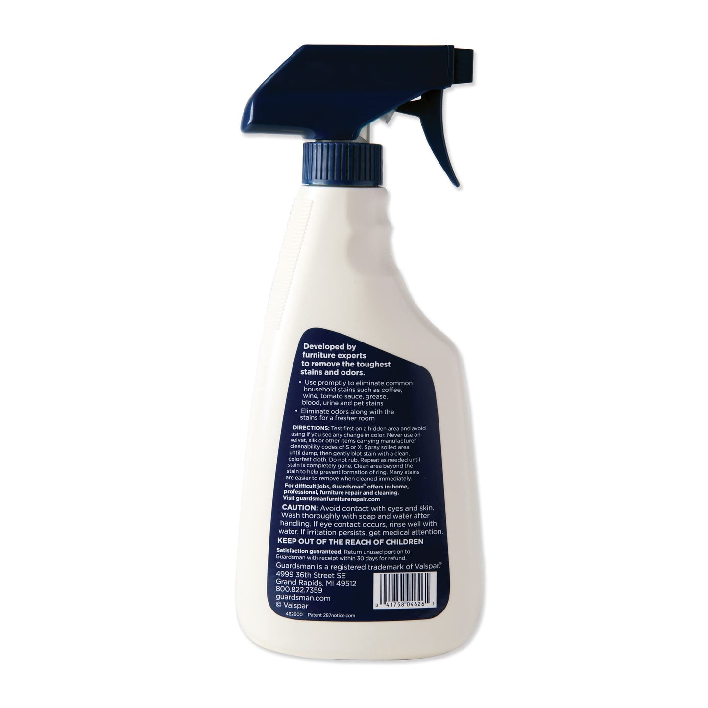 Guardsman 16OZ Stain Eliminator Liquid Laundry Detergent, Unscented, 12 Count