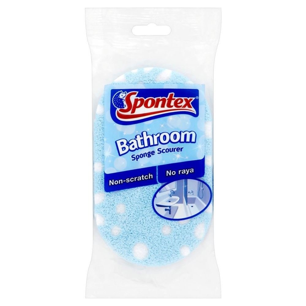 Spontex Bathroom Sponge Scourer - Pack of 2