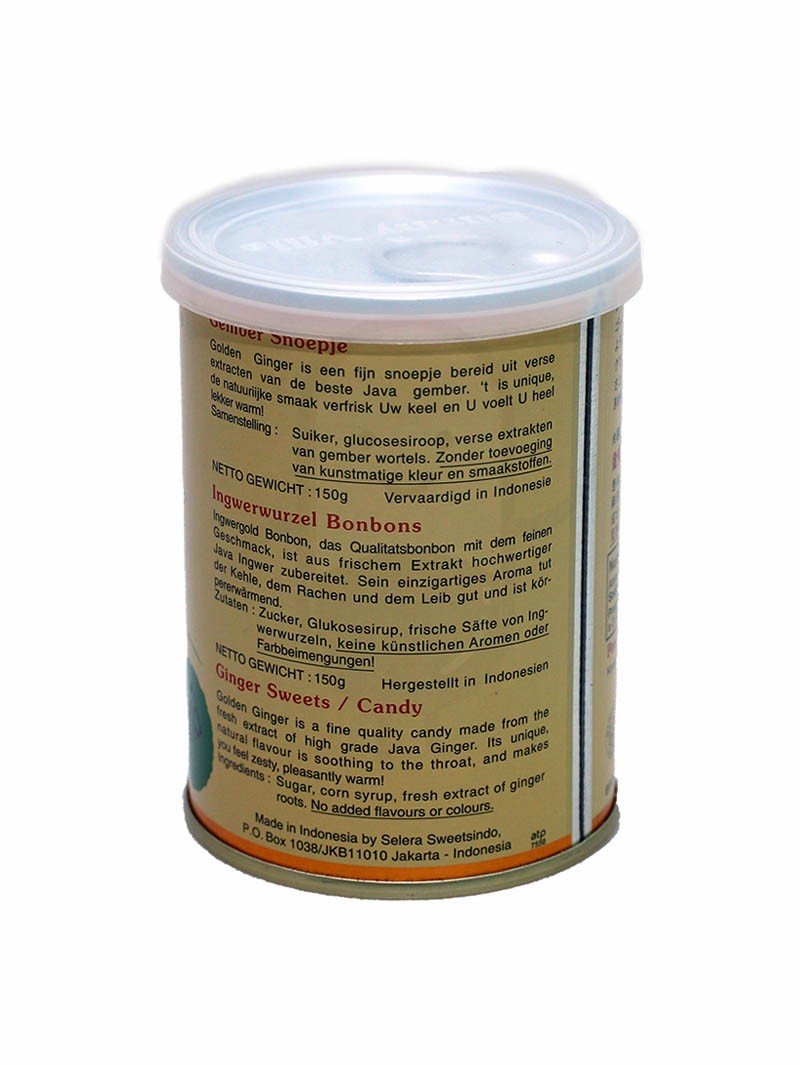 Sunny Ville Golden Ginger Herb Candy Mild, 150 Gram / 5.29 Oz