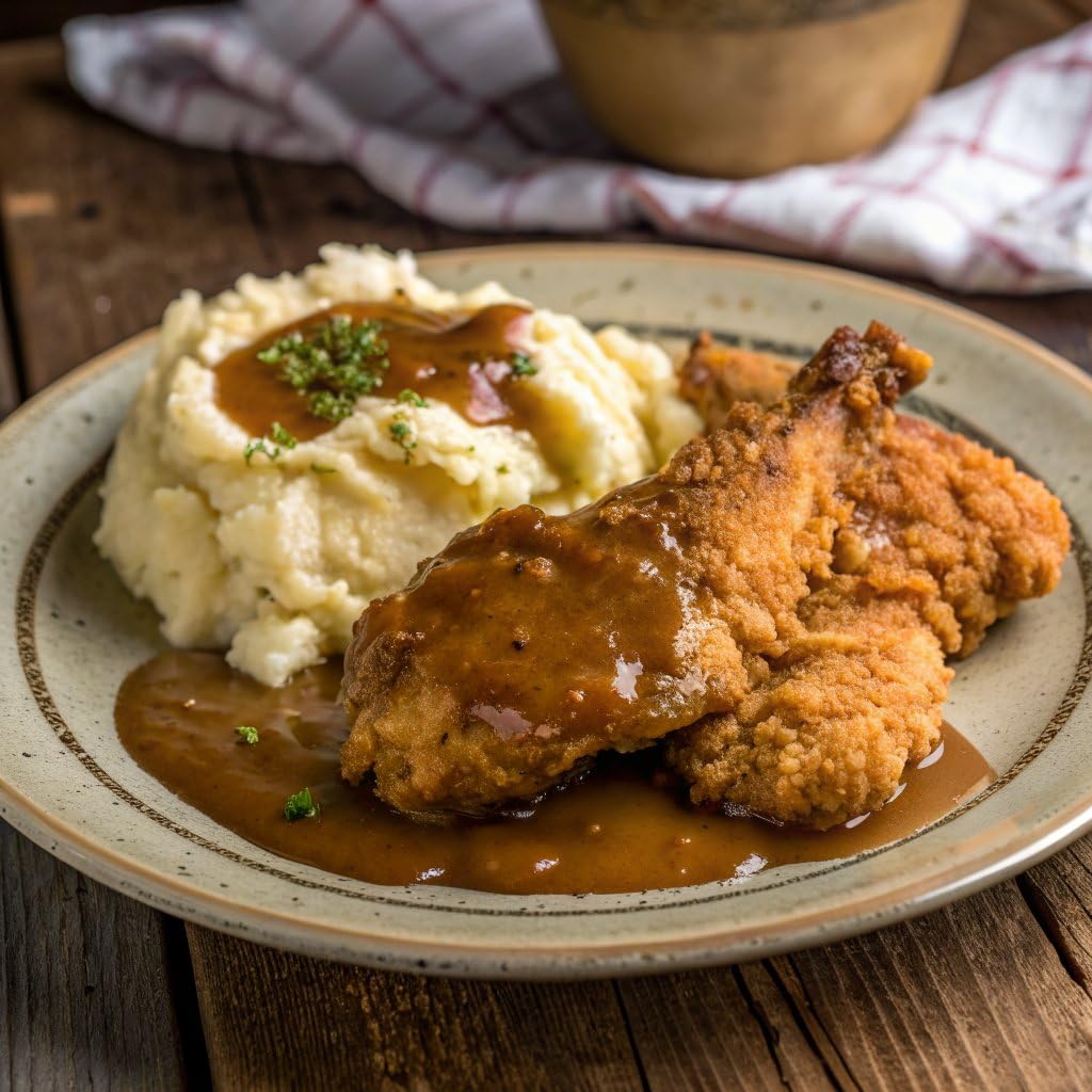 Marie Callender's Country Fried Chicken and Gravy, Convenient Oven or Microwave Meal with Chicken and Mashed Potatoes, Frozen Meal, 13.1 OZ