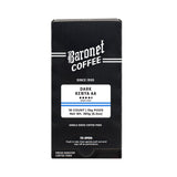 Baronet Coffee Pods [French Roast Kenya-54 Pods] Single Cup Use, Like Senseo [3 Boxes of 18 Single Serve 10 Gram] Regular Strength [Dark French Roast