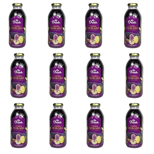 We Drink Chicha Morada Peruvian Drink Purple Corn Juice - 12 Pack - 16 Fl.oz. Each
