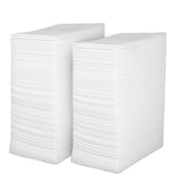 Linen Feel Disposable Guest Towels - Cloth Like White Paper Hand Napkins 200 Pack - Highly Absorbent, Soft Fancy Guest Hand Towels for Bathroom