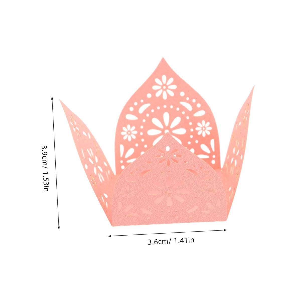 CONGARTENO 50pcs Intricate Design Candy Boxes Truffle Liners Wedding Treat Boxes Candy Favor Holders