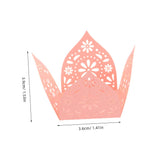 CONGARTENO 50pcs Intricate Design Candy Boxes Truffle Liners Wedding Treat Boxes Candy Favor Holders