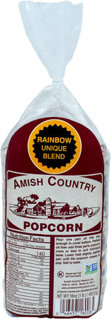 Amish Country Popcorn | 3-1lb Bag Gift Set - Medium White, Medium Yellow and Rainbow Popcorn Kernels | Old Fashioned, Non-GMO and Gluten Free