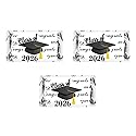 60 Graduation Cap Party Class of 2026 Miniatures Candy Bar Wrapper, (Set of 60) Mini Candy Chocolate Bar Stickers, Labels, Candy Not Included, Color