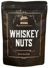 Whiskey Nuts - Gourmet Mix of Slightly Sweet and Salty Almonds, Peanuts, Corn Nuts, & Honey Roasted Sesame Sticks That Brings Out The Flavor