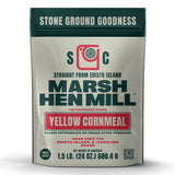 Marsh Hen Mill Stone Ground Yellow Cornmeal | Premium Heirloom Corn Flour | All Purpose Flour For Baking & Cooking | Consistent Results | Grown on