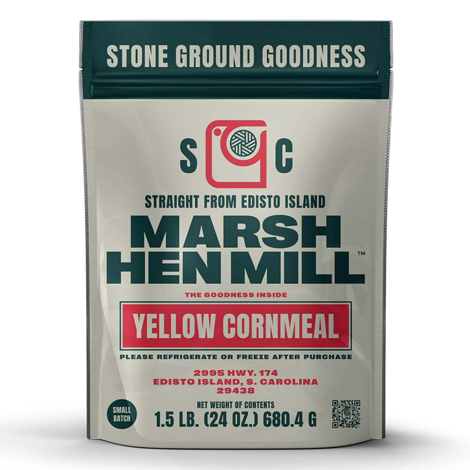 Marsh Hen Mill Stone Ground Yellow Cornmeal | Premium Heirloom Corn Flour | All Purpose Flour For Baking & Cooking | Consistent Results | Grown on