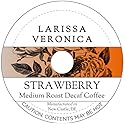 Strawberry Medium Roast Decaf Coffee (Single Serve K-Cup Pods) (Gourmet, Naturally Flavored, Whole Coffee Beans) (12 pods, ZIN: 574681)