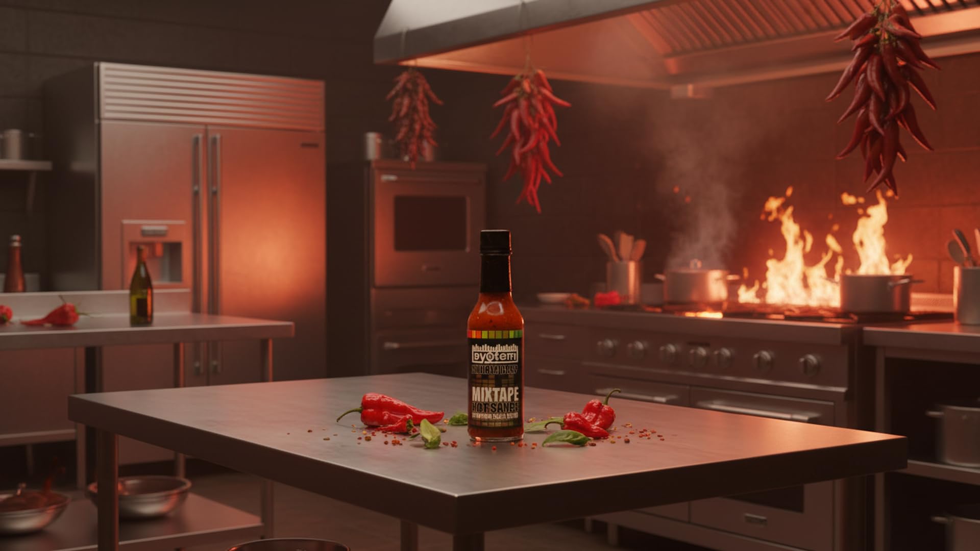 Scorpion Basil Hot Sauce, 5 fl. oz. - Smokey & Very Hot, Small Batch, Texas Craft Hot Sauce, Family Owned and Operated