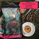 Bones Coffee Company Costa Rica Single-Origin, Cocoa, Nutty and Milk Chocolate Notes, Ground Coffee Beans, Low Acid Medium Roast Arabica Beans